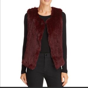 525 America Rabbit Fur Vest worm twice